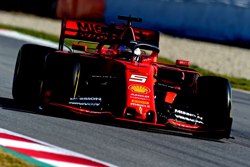 Dagens og testens hurtigste: Sebastian Vettel, Ferrari
(Foto: Ferrari / Colombo Images)
